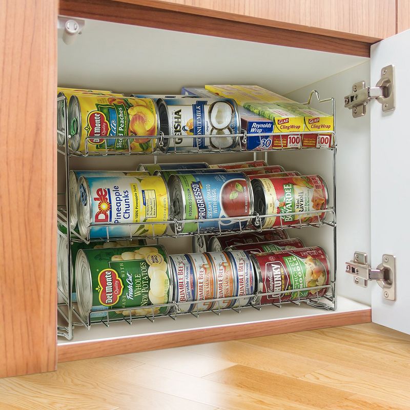 Sorbus 3 Tier Metal Can Organizer: Efficiently Store & Display up to 36 Standard Cans, Maximizing Vertical Space in Your Pantry, 3 of 7