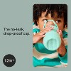 LunaLulinlk Insulated Sporty Bottle, 9oz, 12 Months+, No Spill Toddler Water Bottle, Two-Piece Valve Helps Stop Spills, Blue & Orange, 2 Count - 2 of 4