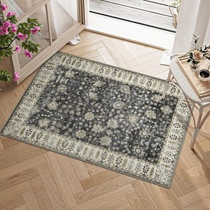 Fulvari Boho Bedroom Area Rug,Soft Vintage Washable Rugs for Living Room,Non Shedding Disdressed Floor Carpets for Home Decor Dining Room - 1 of 4