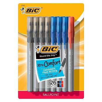 BIC Xtra Comfort Ballpoint Pens, 1.2mm, 26ct - Multicolor Ink