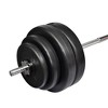 Barbell with Plates Set 132.3 lb - 3 of 4
