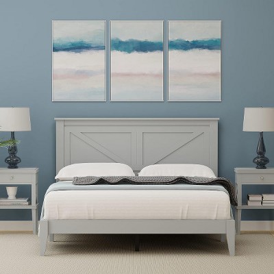 Hub Styler Farmhouse Solid Wood Platform Bed