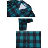 cheibear Christmas Plaid Long Sleeve Tee with Pants Loungewear Family Pajama Sets - 3 of 3