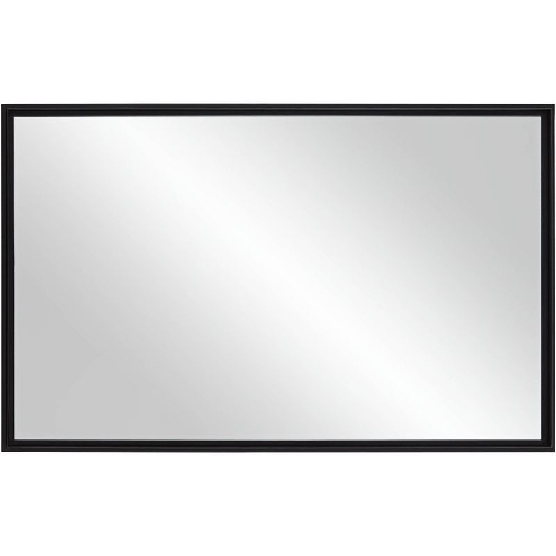 Uttermost Vega Matte Black 24" x 38" Rectangular Wall Mirror, 5 of 10