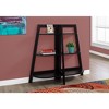 Bookshelf, Bookcase, Etagere, 3 Tier, 48"h, Office, Bedroom, Brown Laminate, Contemporary, Modern - 2 of 4