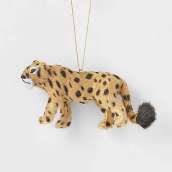 Faux Fur Leopard Christmas Tree Ornament - Wondershop™
