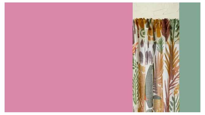 1pc Sheer Burnout Window Curtain Panel - Opalhouse™ designed with Jungalow™, 2 of 12, play video