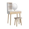 31.5" Makeup Vanity Desk Set with LED Mirror - 3 of 4