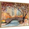 Amanti Art Autumn in New York - Study I by Samuel Dixon Canvas Wall Art Print Framed 30 x 23-in. - 3 of 4