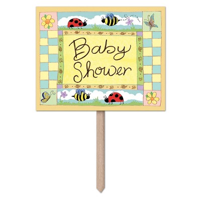 Beistle 12" X 15" B Is For Baby Yard Sign 3/pack 54913 : Target