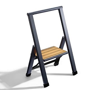 Step Ladder Modern  - Beautiful Bamboo & Aluminum  - By SORFEY - 1 of 4