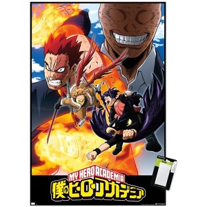 Trends International My Hero Academia: Season 7 - Endeavor vs AFO Key Art Unframed Wall Poster Prints - 1 of 4