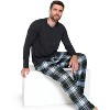 Ashford & Brooks Men’s Long-Sleeve Top Flannel Pants Pajama Sleepwear Set - 2 of 4