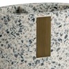 Lerrazzo Toothbrush Holder Gray/Natural - Allure Home Creations - 2 of 3