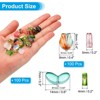 Unique Bargains Craft Embellishments Tulip Flower Crystal Glass Beads 200 Pcs - 2 of 4