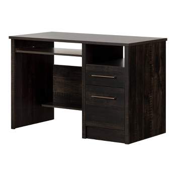 Martha Stewart Maddox 24W Home Office Parsons Computer Desk With Metal  X-Frame, Black/Oil Rubbed Bronze