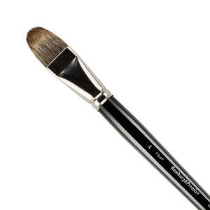 Creative Mark Hamburg Premiere Professional Oil Painting Brushes - Filbert Oil Paint Brush - Handmade in Germany, Natural & Synthetic Hair Blend, Long - 1 of 4