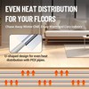 PEX Heat Transfer Plates Heavy Duty - 2/4 Ft Radiant Heat Plates for 1/2 Inch PEX Pipe, 200/Box Easy Trim Install for Wooden Floors - 3 of 4