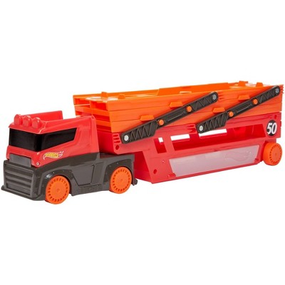 hot wheels truck with cars