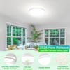 Itopfox 12 Inch LED Flush Mount Ceiling Light, 3200LM, 5 Color Temperatures, Ultra Thin Round Light Fixture for Kitchen Bedroom Hallway, Non-Dimmable - 4 of 4