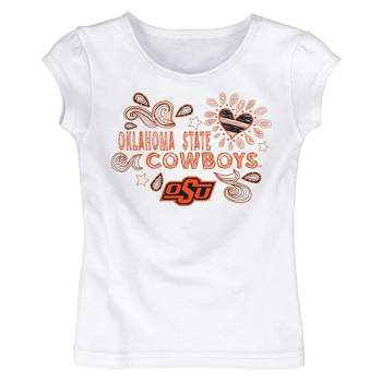 NCAA Oklahoma State Cowboys Toddler Girls' White T-Shirt