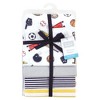 Hudson Baby Infant Boy Cotton Rich Flannel Receiving Blankets, Sports Fan, One Size - image 2 of 4