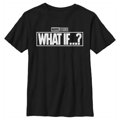 Boy's Marvel What If…? Bold Logo T-shirt : Target