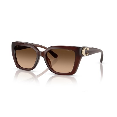 Coach HC8408U 55mm Female Square Sunglasses