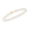 Ross-Simons Mom & Me 4-7mm Cultured Pearl Bracelet Set Of 2 in 14kt Yellow Gold - 2 of 4