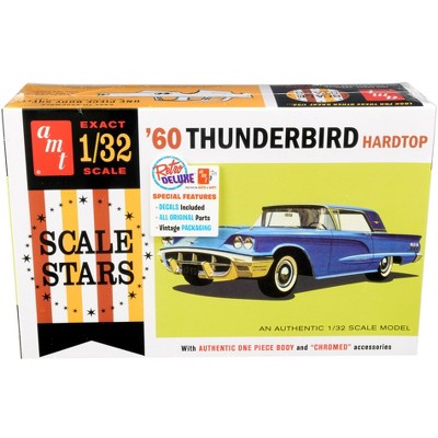 Skill 2 Model Kit 1960 Ford Thunderbird Hardtop "Scale Stars" 1/32 Scale Model by AMT