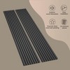 0.83 in. x 7.87 ft. x 1 ft. Slat Wood Sound Absorbing Decorative Wall Paneling 2-Pack - 2 of 4