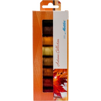 Mettler Silk Finish Cotton Thread Gift Pack 8/Pkg-Autumn