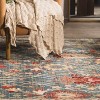 Hauteloom Neola Navy Blue Damask Area Rug - 2 of 4