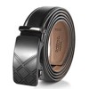 Roxoni Men's Genuine Leather Ratchet Dress Belt with Automatic Double Gloss Buckle, Enclosed in an Elegant Gift Box - 2 of 4