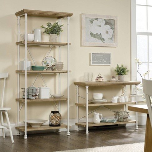 5 Shelf Canal Street Bookcase Coastal Oak Sauder Target