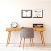 Americanflat 8.5x11 Diploma Frame with Shatter-Resistant Glass - Document Frame with Engineered Wood - Legacy Collection - Dark Oak - 2 of 4