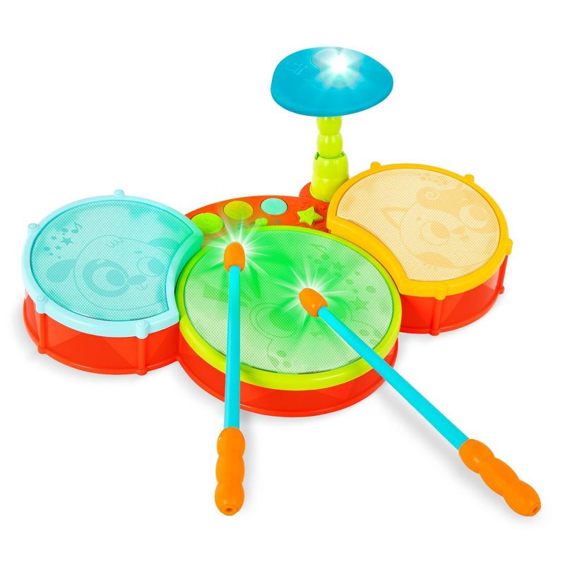 B. toys Toy Drum Set - Little Beats, 1 of 10