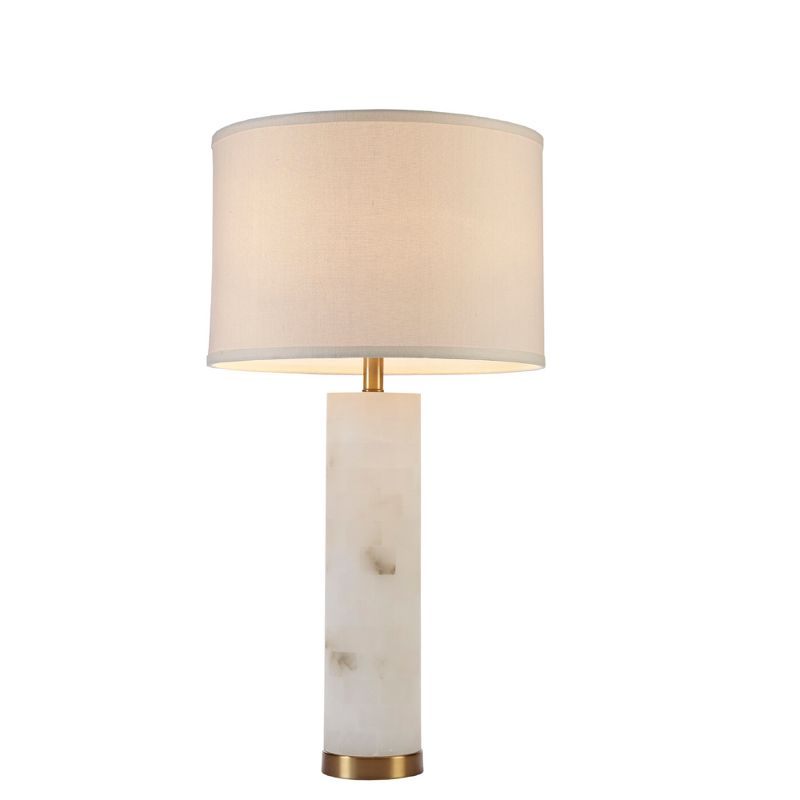 30&#34; Prague Table Lamp (Includes CFL Light Bulb) White, 3 of 7