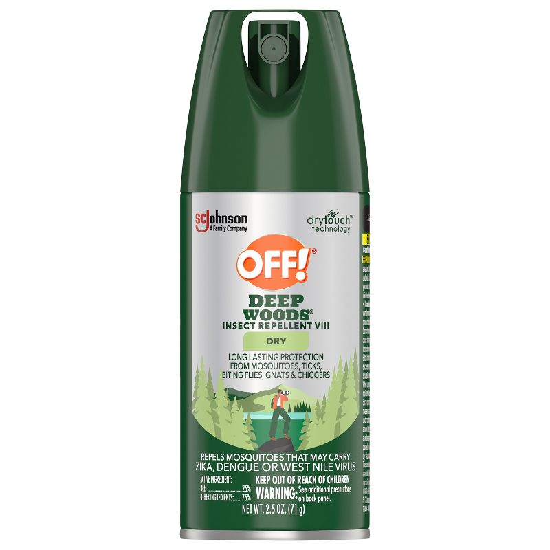 OFF! Deep Woods Mosquito Repellent Dry - 2.5oz, 5 of 18