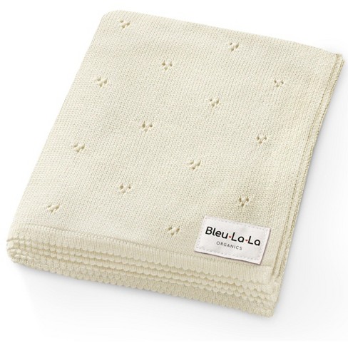 Cotton Receiving & Swaddle Blanket - Baby Blue Cars main image 0