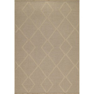 Nuloom Diamond Trellis 5x8 Jute Indoor Area Rug for Dining Room Rug Neutral Rug Living Room Rug Kitchen, Natural - 1 of 4