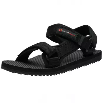 Alpine Swiss Gabe Mens Memory Foam Slide Sandals Adjustable Comfort ...