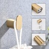 Brushed Gold 4-Pieces Bathroom Hardware Set Towel Bar Set Include Single Towel Bar Towel Holder Toilet Paper Holder - 4 of 4