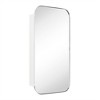 TEHOME Surface and Recessed Mount Rectangular Stainless Steel Metal Framed Bathroom Medicine Cabinet with Mirror - 2 of 4