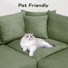 Oversized Cloud Modular Sectional Couch,Convertible Sectional Couches Deep Seat Extra-Wide Armrests - 4 of 4