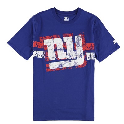 STARTER Mens New York Giants Graphic T-Shirt