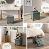 StorageBud Storage Ottoman for Bedroom End of Bed, Faux Leather Storage Bench, Large Storage Ottoman Bench, Entryway Bench with Storage - 3 of 4