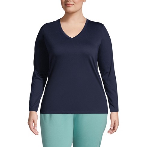 Lands' End Women's Relaxed Supima Cotton T-shirt : Target