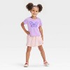 Toddler Girls' Butterfly Graphic T- Shirts - Cat & Jack™ Lilac Purple - 4 of 4