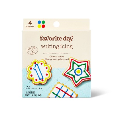 4pk Writing Icing - 2.7oz - Favorite Day™